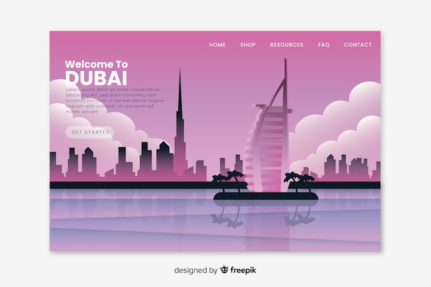 Welkom bij de bestemmingspagina van Dubai