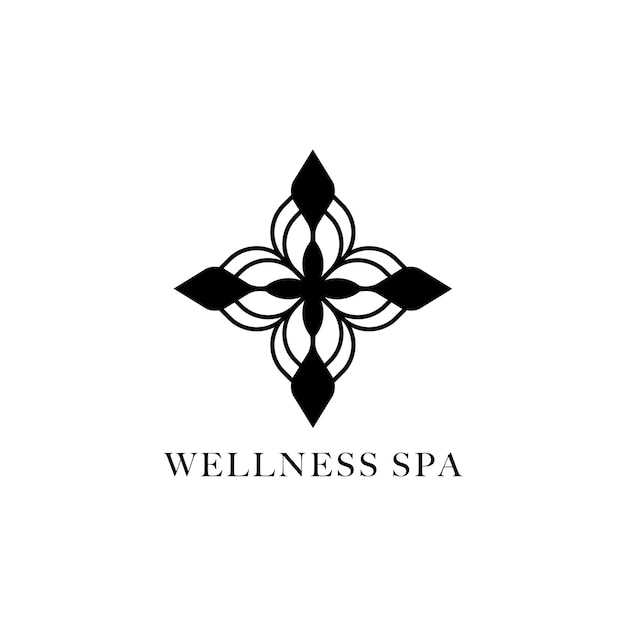 Wellness spa ontwerp logo vector