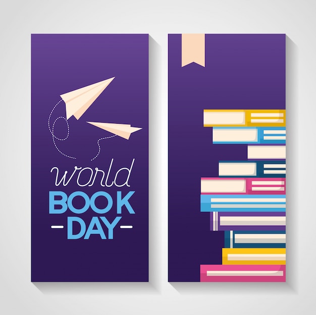 Wereld boek dag banner