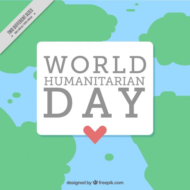 Gratis vector wereld humanitaire dag