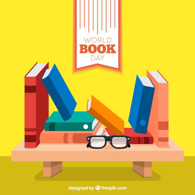 Gratis vector werelddagboek achtergrond