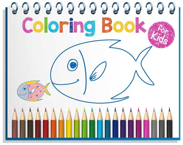 Werkblad kleurboek voor kinderen