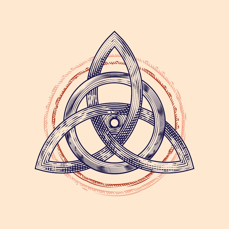 Gratis Vector wicca symbool illustratie