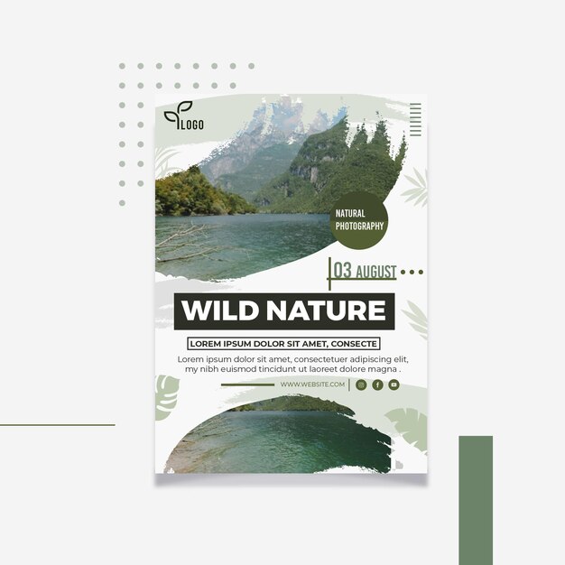 Wild natuurlijke fotografie poster