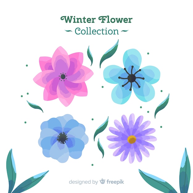 Winter bloemencollectie