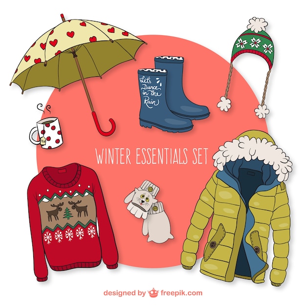 Winter essentials set