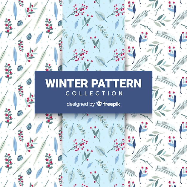 Winter patroon collectie