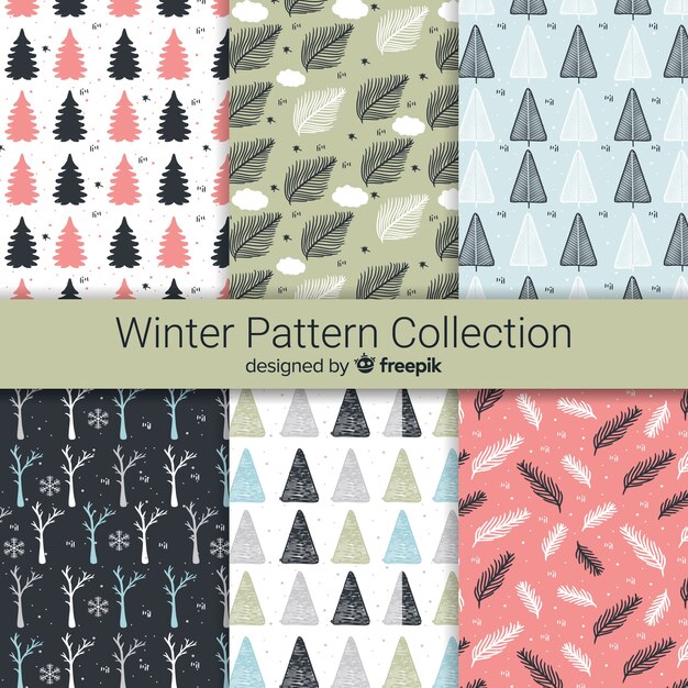 Winter patroon collectie