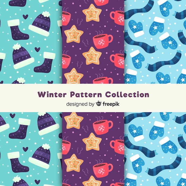 Winter patroon collectie