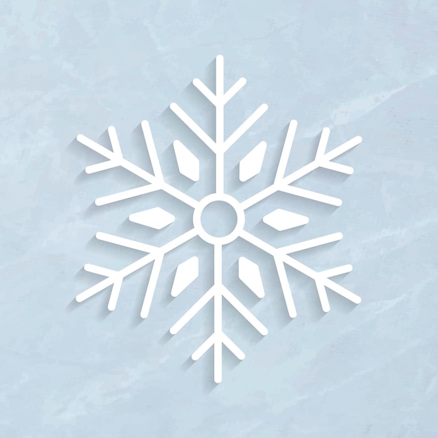 Gratis vector winter sneeuwvlok symbool