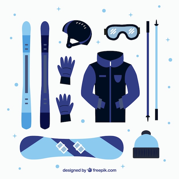 Gratis vector winterkledij