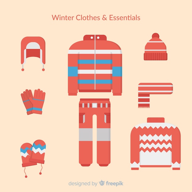 Winterkleren en essentials-collectie