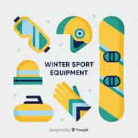 Gratis vector wintersportuitrusting