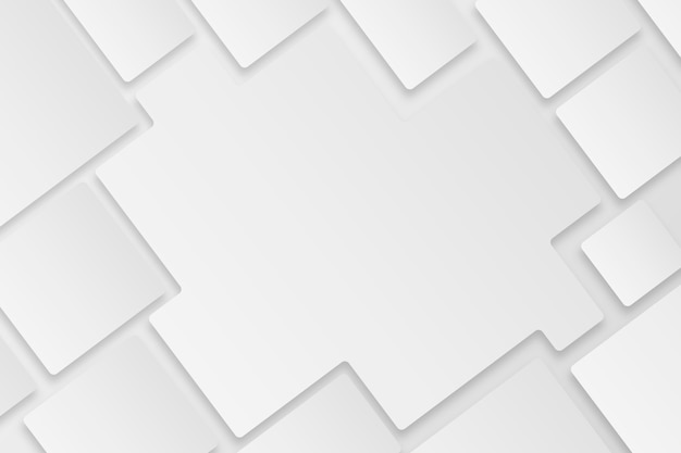 Gratis vector witte abstracte achtergrond in 3d-papierstijl