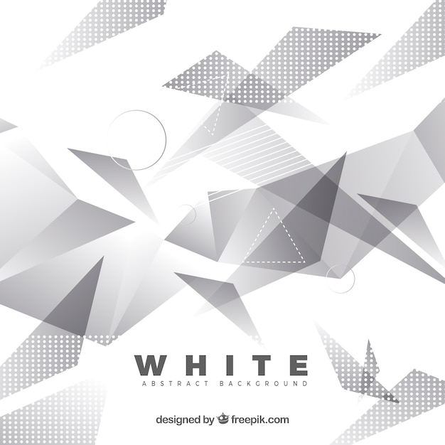 Witte achtergrond in abstracte stijl
