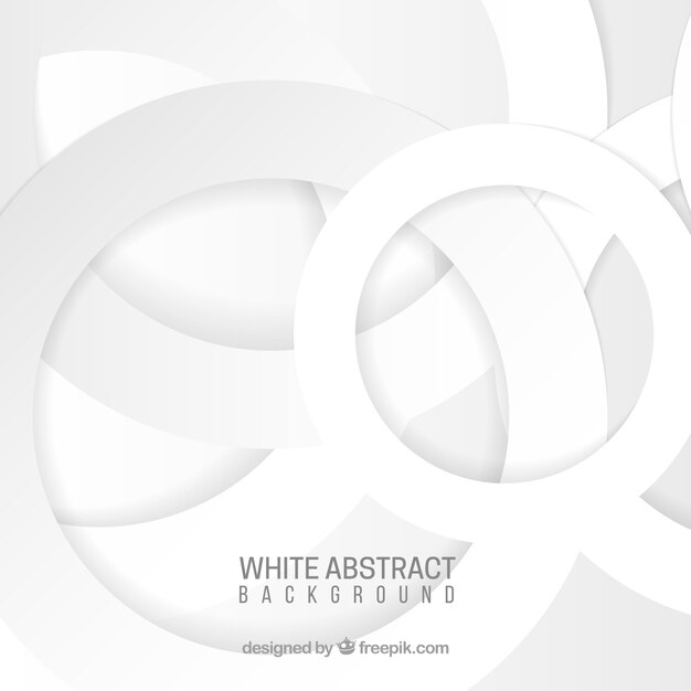Witte achtergrond met abstracte stijl