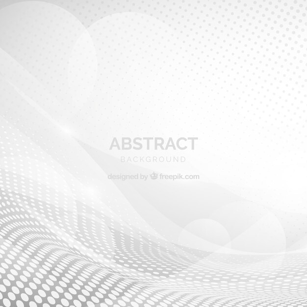 Witte achtergrond met abstracte vormen