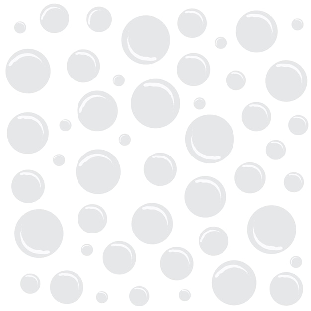 witte achtergrond met bubbels