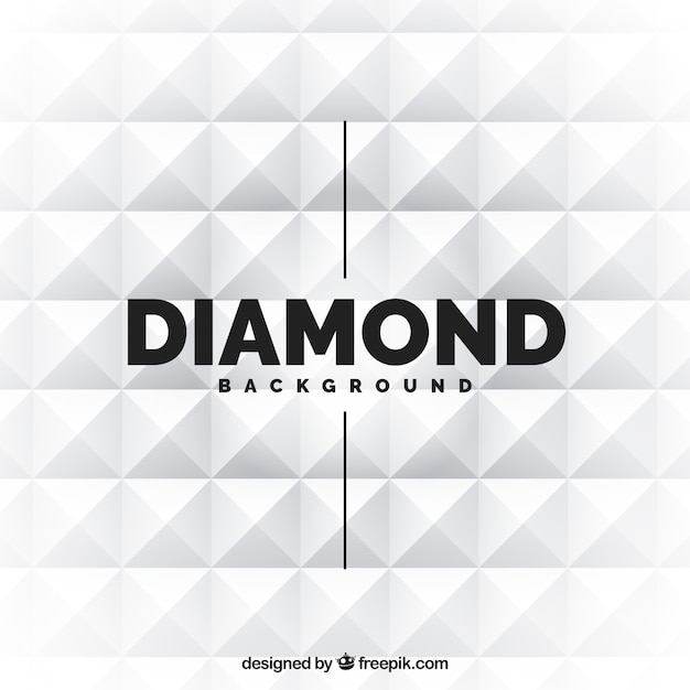 Gratis vector witte diamant achtergrond