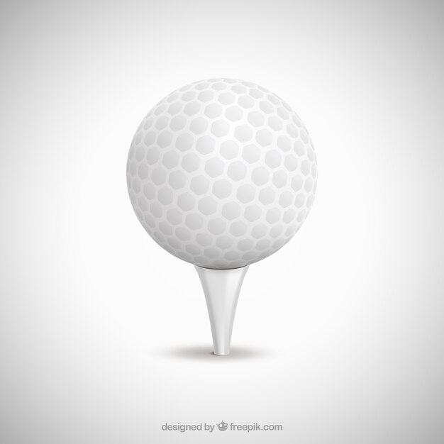 Witte golfbal