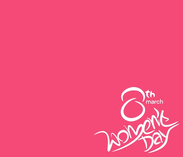 Womens Day wenskaart ontwerp.