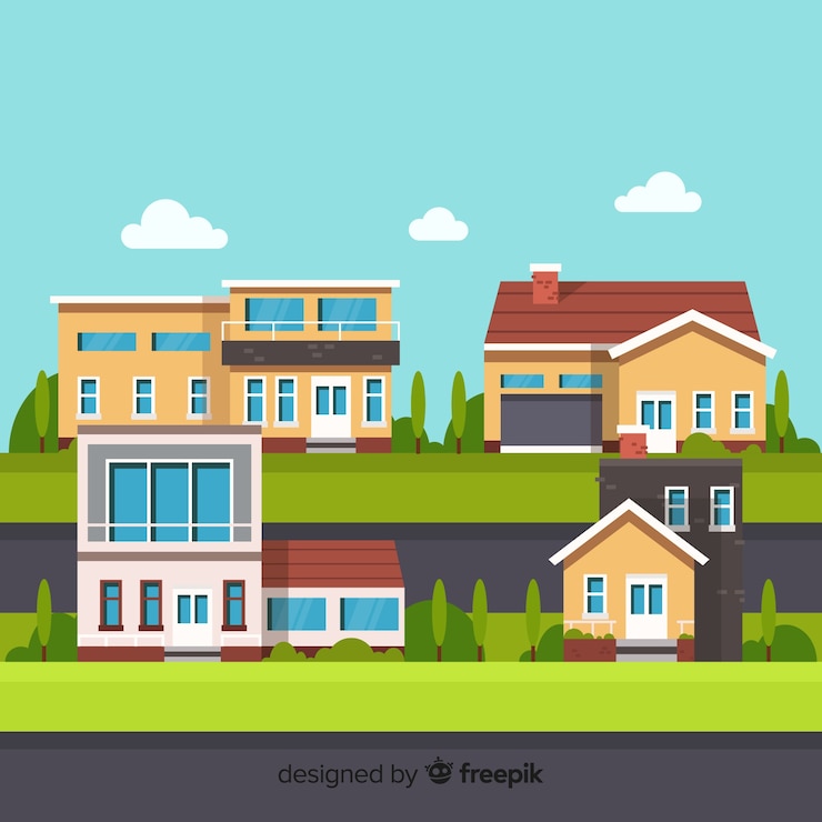 Gratis Vector woningcollectie
