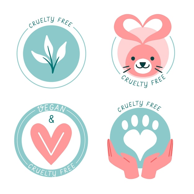 Gratis vector wreedheid gratis badges pack