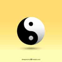 Gratis vector yin yang vector