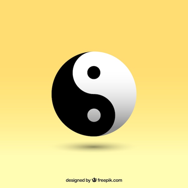 yin yang vector