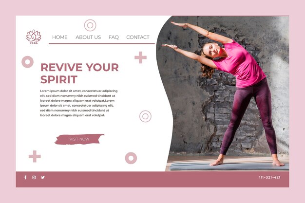Yoga-bestemmingspagina