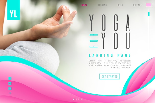 Yoga lichaamsbalans bestemmingspagina