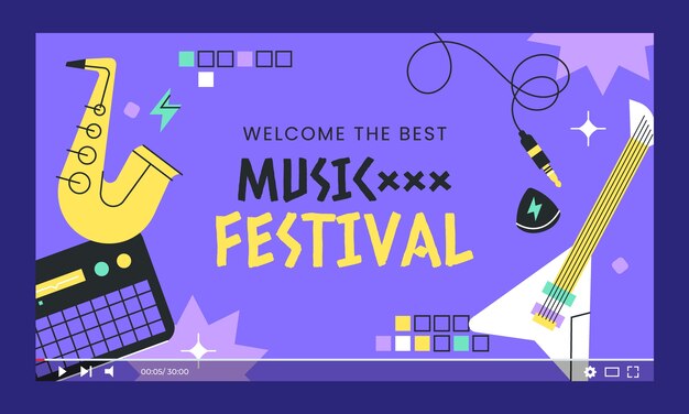 YouTube-thumbnail van het muziekfestival