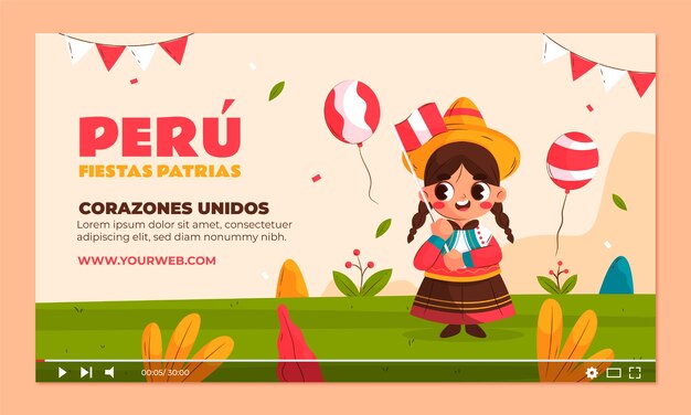 YouTube-thumbnail voor Peruaanse fiestas patrias-vieringen