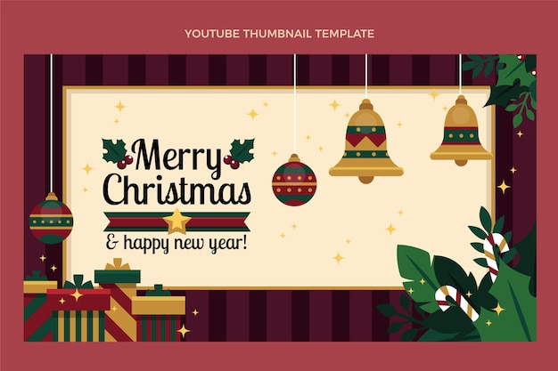 YouTube-thumbnail voor platte kerst