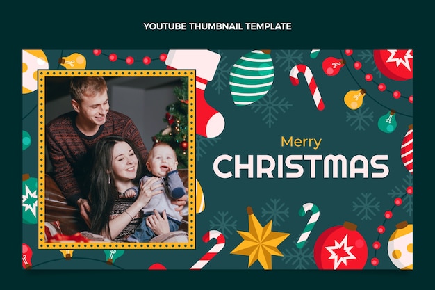 YouTube-thumbnail voor platte kerst