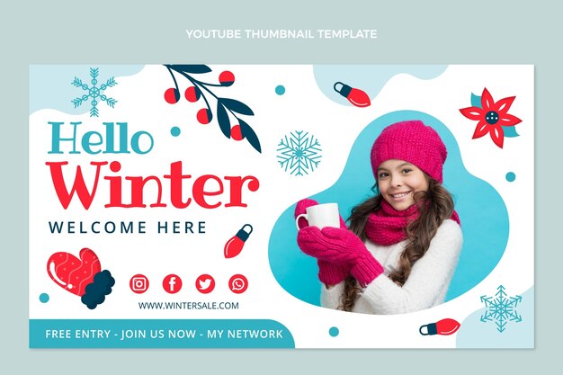 YouTube-thumbnail voor platte winter