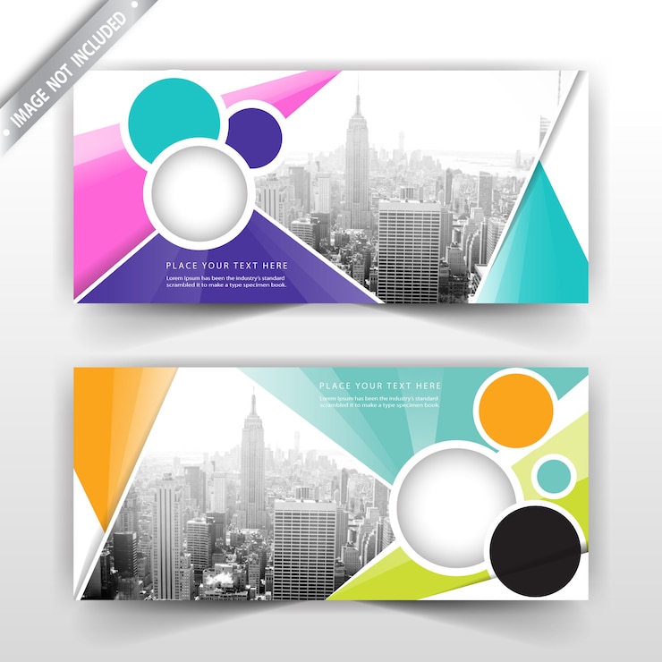 Gratis Vector zakelijke banner