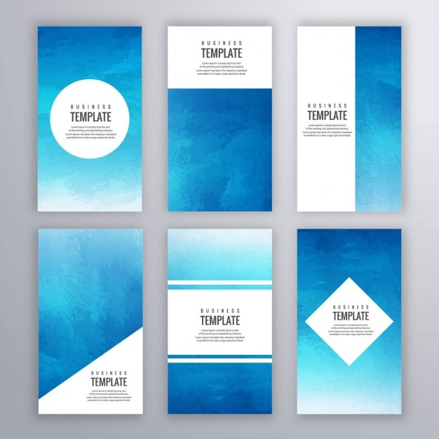 Zakelijke brochure set