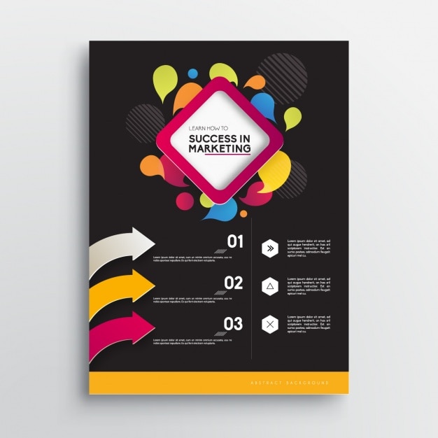 Gratis vector zakelijke brochure sjabloon