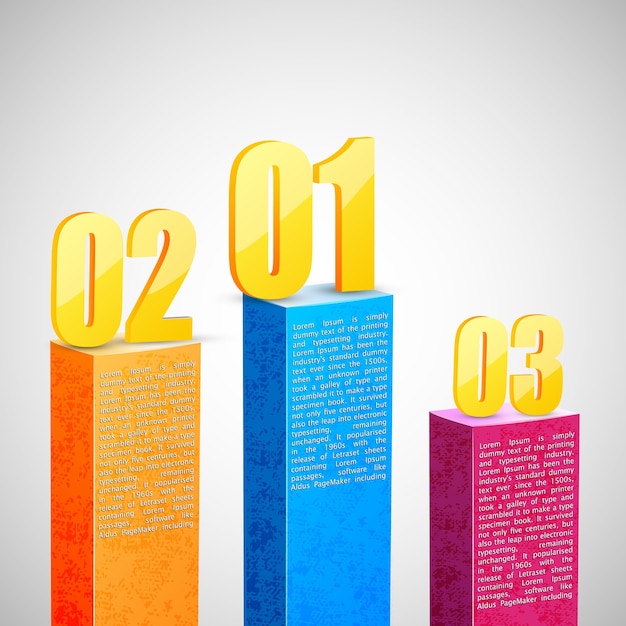 Zakelijke diagramsjabloon met informatie en cijfers, infographic