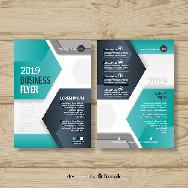 Gratis vector zakelijke flyer