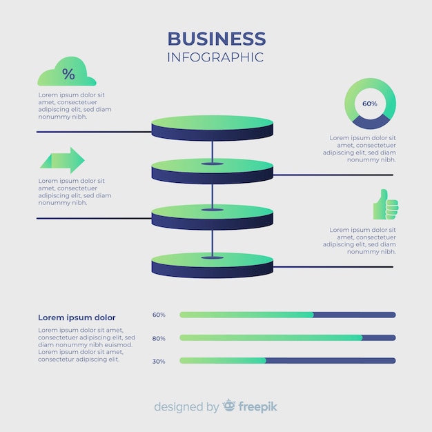 Zakelijke infographic