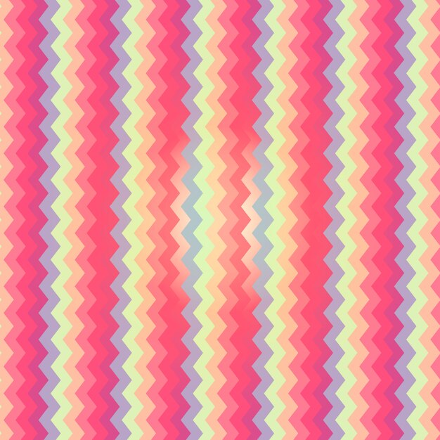 Zigzag pastel patroon