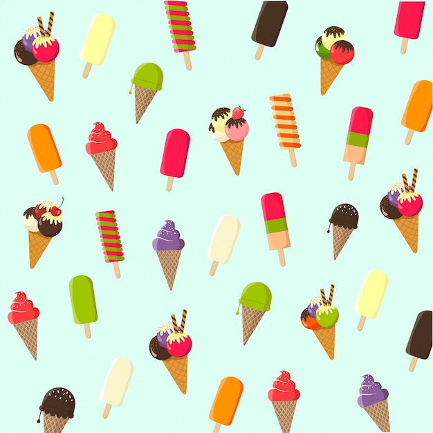 Gratis vector zomer achtergrond