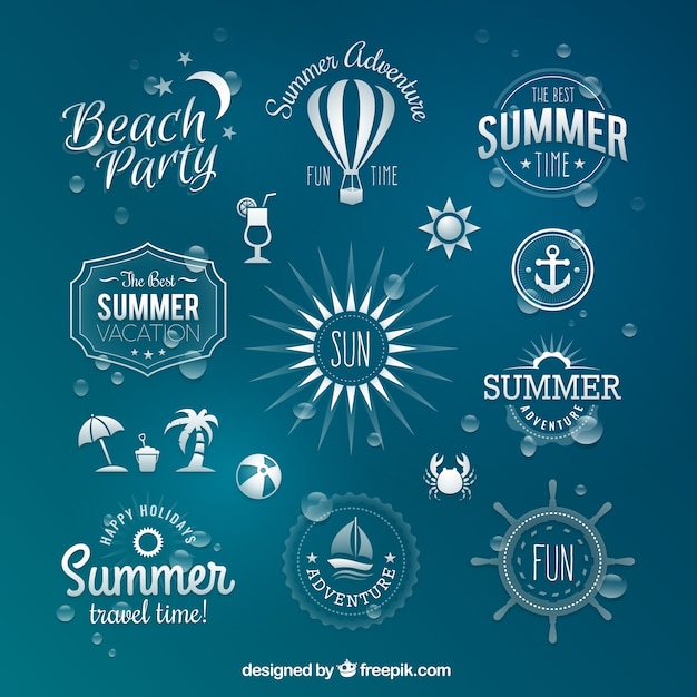 Zomer badges