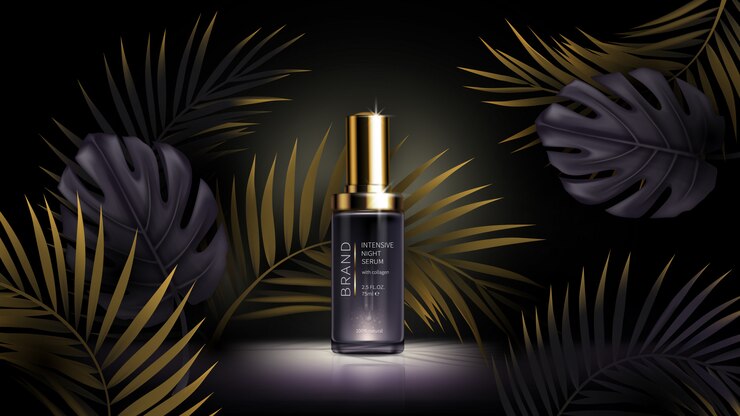 Gratis Vector zomer huidverzorging cosmetica, tropic