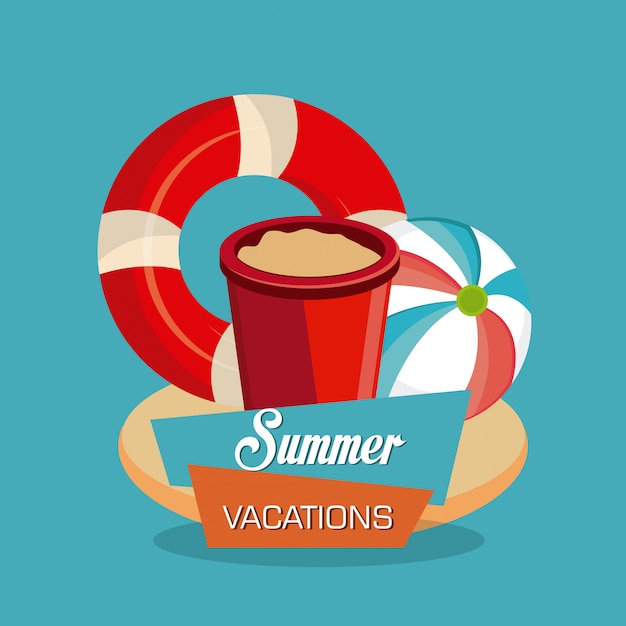 Gratis vector zomer ontwerp.