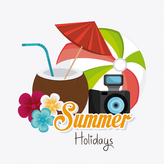 Gratis vector zomer ontwerp.