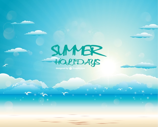 Zomer vector graphics gratis