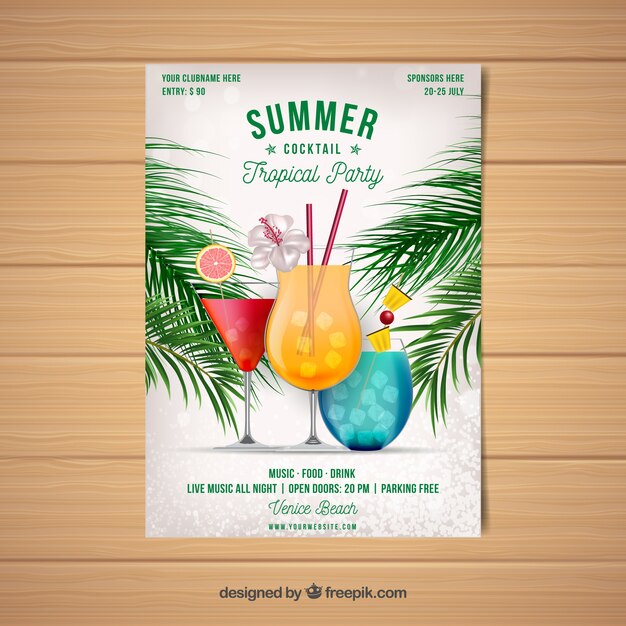 Zomerpartij poster